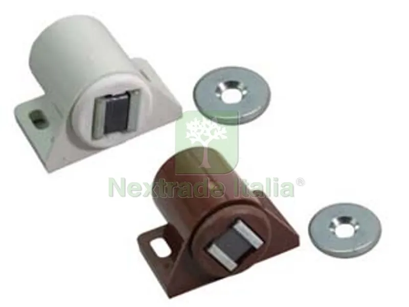 100PZ CRICCHETTO MAGNETICO K6 TONDO - mm,30x30x19, in plastica bianco — Cinghie e tiranti a cricchetto — rif. FERX.FER23719 100PZ CRICCHETTO MAGNETICO K6 TONDO - mm,30x30x19, in plastica bianco — Cinghie e tiranti a cricchetto — rif. FERX.FER23719