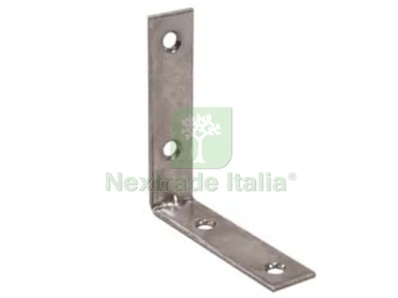 100PZ LASTRINE AD ANGOLO 4 FORI ACCIAIO ZINCATO - mm.60x60x15 — Piastre e angolari — rif. FERX.FER8150 100PZ LASTRINE AD ANGOLO 4 FORI ACCIAIO ZINCATO - mm.60x60x15 — Piastre e angolari — rif. FERX.FER8150
