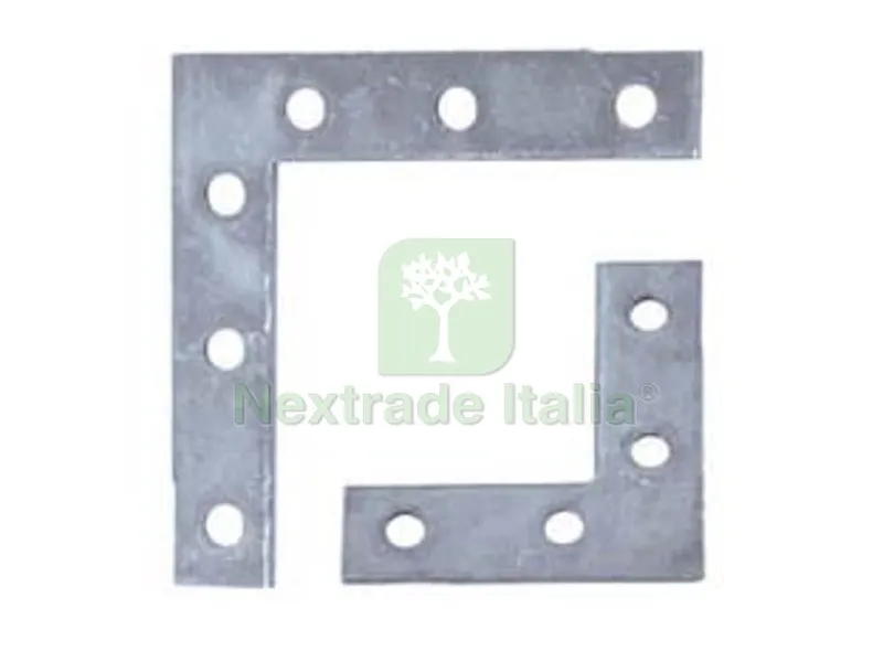 100PZ LASTRINA DI RINFORZO ACCIAIO ZINCATO - mm.50x12 — Piastre e angolari — rif. FERX.FER8228 100PZ LASTRINA DI RINFORZO ACCIAIO ZINCATO - mm.50x12 — Piastre e angolari — rif. FERX.FER8228