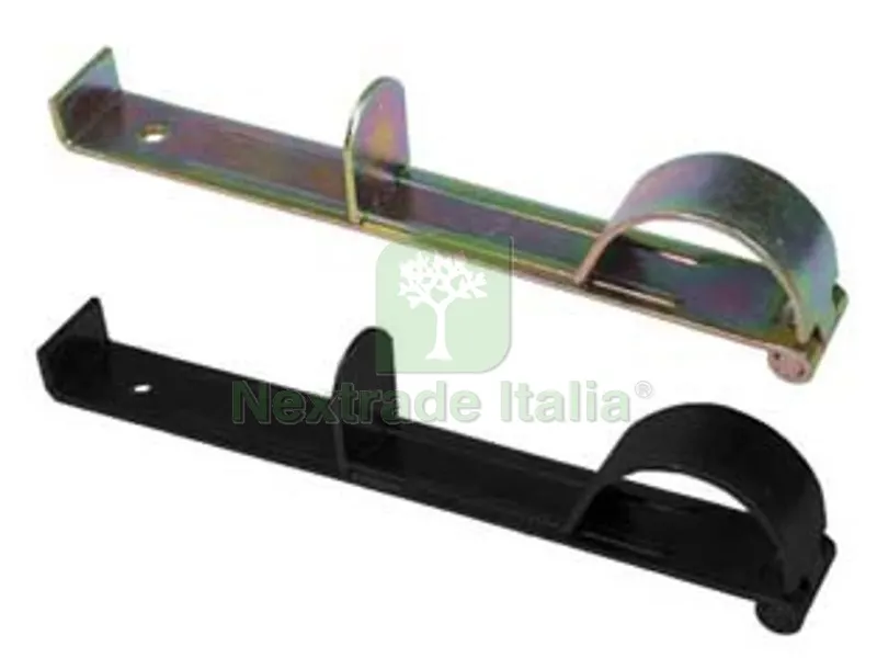 5PZ FERMAPERSIANE ALLA ROMANA - in acciaio verniciato nero — Casalinghi e organizzazione — rif. FERX.FER212380