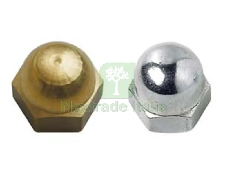 50PZ DADO CIECO IN OTTONE - ? mm.10 in ottone — Bulloni, dadi e rondelle — rif. FERX.FER19293 50PZ DADO CIECO IN OTTONE - ? mm.10 in ottone — Bulloni, dadi e rondelle — rif. FERX.FER19293