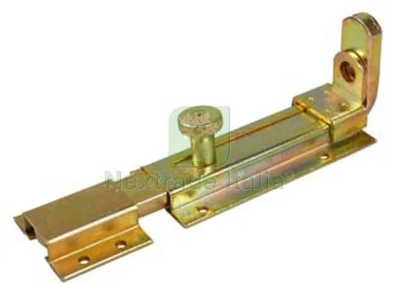 5PZ Catenaccio Portalucchetto con Incontro ART.38 - mm.300x53 — Lucchetti e catene — rif. FERX.FER9485
