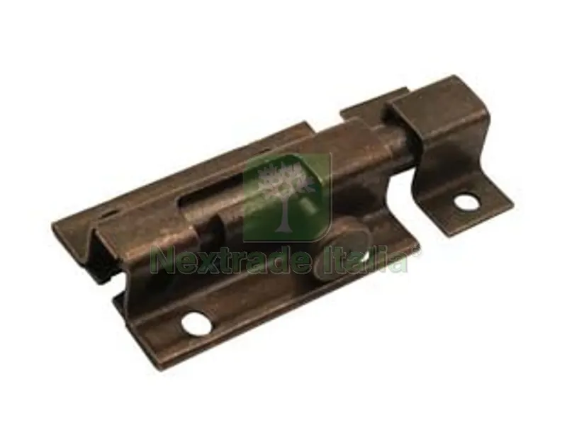 10PZ Catenaccio Tondo Portalucchetto ART.15 mm.70x35 — Lucchetti e catene — rif. FERX.FER2608