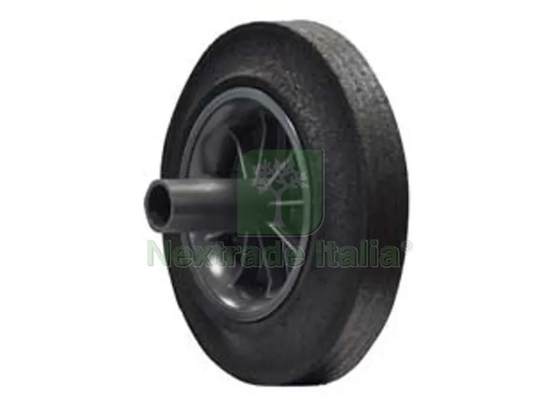2PZ Ruota per Bidone Raccolta Differenziata LT.120 e LT.240 MOD.ICS ø mm.195 — Casalinghi e organizzazione — rif. FERX.FER3070