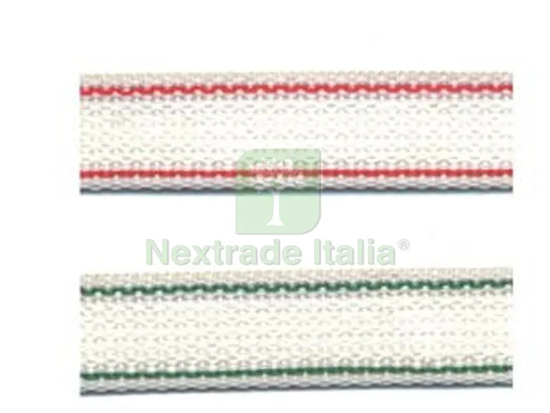 50MT Cintino Nylon Rigato Rosso e Verde per Avvolgibili - mt.50x mm.22h. in rotolo gr.23 per metro — Casalinghi e organizzazione — rif. FERX.FER3445 50MT Cintino Nylon Rigato Rosso e Verde per Avvolgibili - mt.50x mm.22h. in rotolo gr.23 per metro — Casalinghi e organizzazione — rif. FERX.FER3445