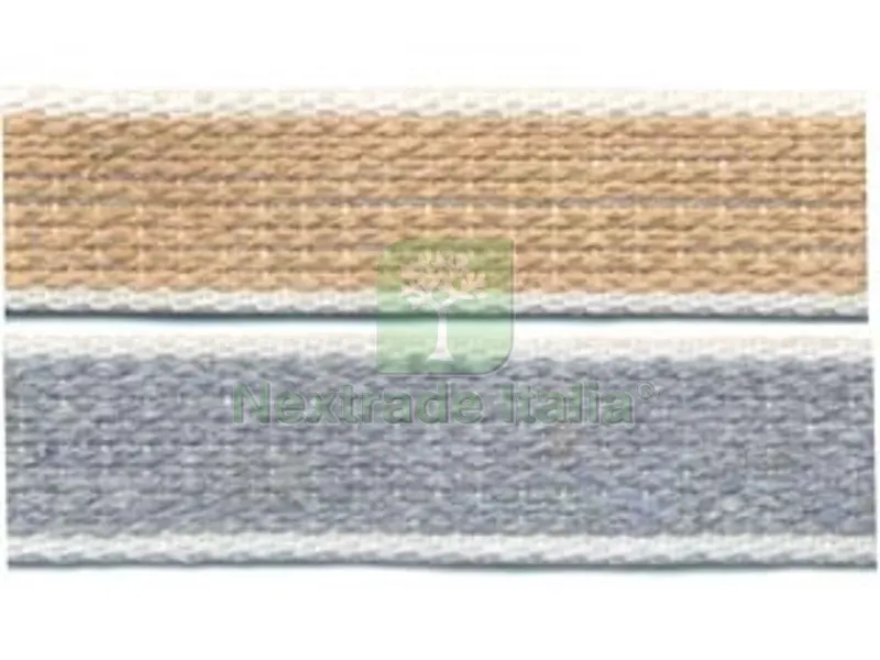 50MT Cintino Cotone Avana e Grigio per Avvolgibili - mt.50x mm.22h. in rotolo gr.20 per metro — Casalinghi e organizzazione — rif. FERX.FER3513 50MT Cintino Cotone Avana e Grigio per Avvolgibili - mt.50x mm.22h. in rotolo gr.20 per metro — Casalinghi e organizzazione — rif. FERX.FER3513