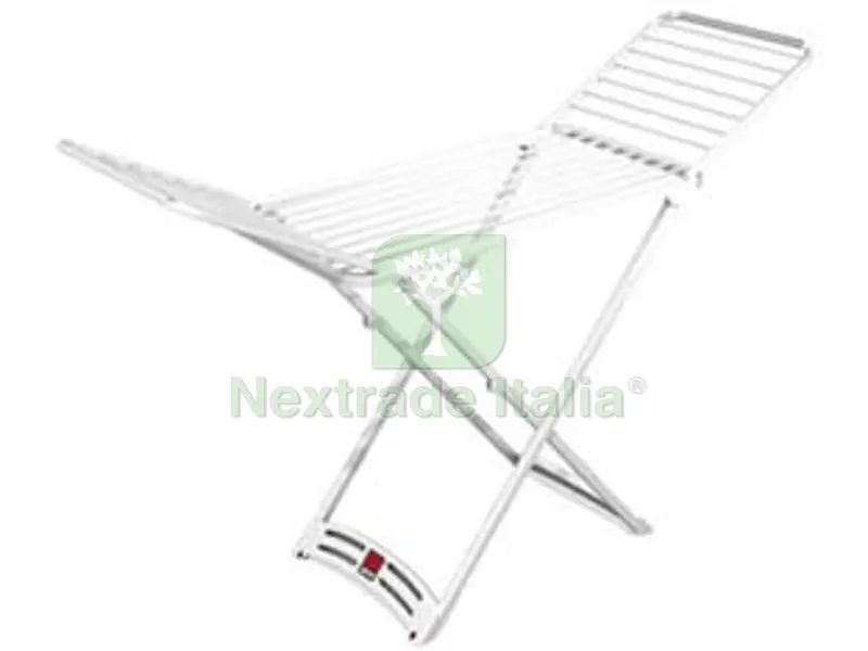 STENDIBIANCHERIA "ZAFFIRO" IN RESINA CON RUOTE MT.20 - cm.181x55x88h. — Stendibiancheria e bucato — rif. FERX.FER3889