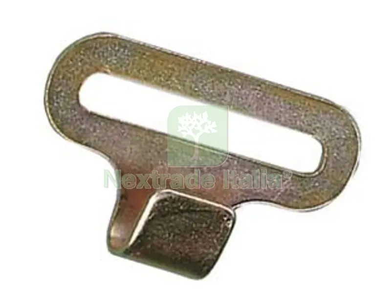 10PZ Ganci Iniziali a 1 Foro per Avvolgibili in Legno - larghezza mm.31 — Ferramenta per legno e mobili — rif. FERX.FER4060