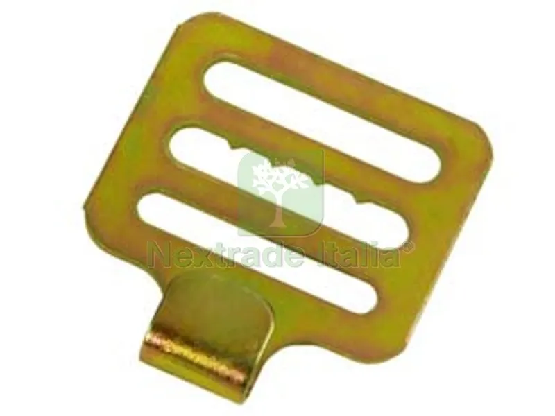 100PZ GANCI INIZIALI A 3 FORI PER AVVOLGIBILI IN LEGNO - larghezza mm.35 — Ferramenta per legno e mobili — rif. FERX.FER4077 100PZ GANCI INIZIALI A 3 FORI PER AVVOLGIBILI IN LEGNO - larghezza mm.35 — Ferramenta per legno e mobili — rif. FERX.FER4077