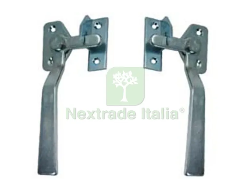 10PZ Maniglie a Blocco Acciaio Zincocromato - DX — Maniglie e pomelli — rif. FERX.FER10290