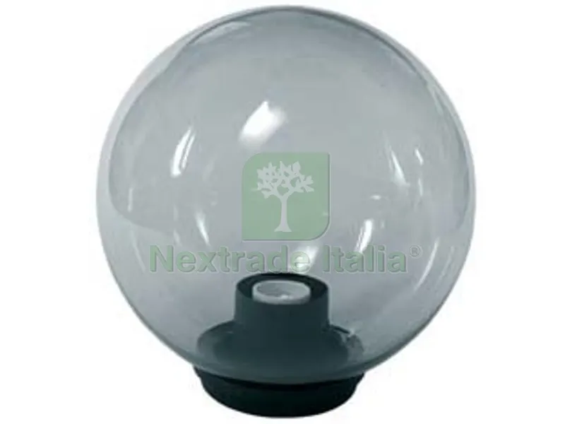 2PZ Globo Fume' con Base e Portalampade - ? mm.250 max 60w — Illuminazione — rif. FERX.FER10559