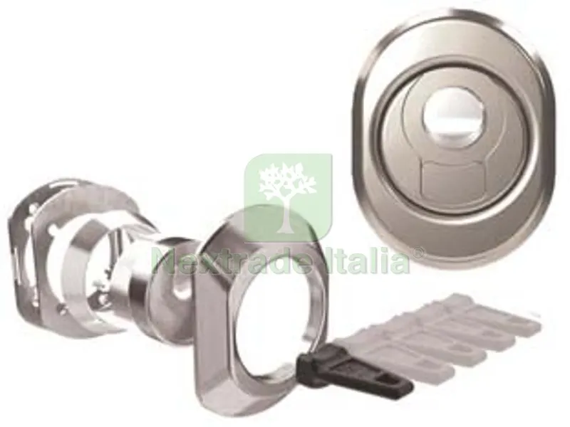 Defender Magn. BKL M3 CR. SAT. con Vaschetta in ACC. Filettata Regol. — Serrature e cilindri — rif. FERX.FER11730 Defender Magn. BKL M3 CR. SAT. con Vaschetta in ACC. Filettata Regol. — Serrature e cilindri — rif. FERX.FER11730