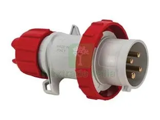 Spina Industriale Volante Rossa 3P+T 16A IP67 — Interruttori e prese — rif. FERX.FER12195