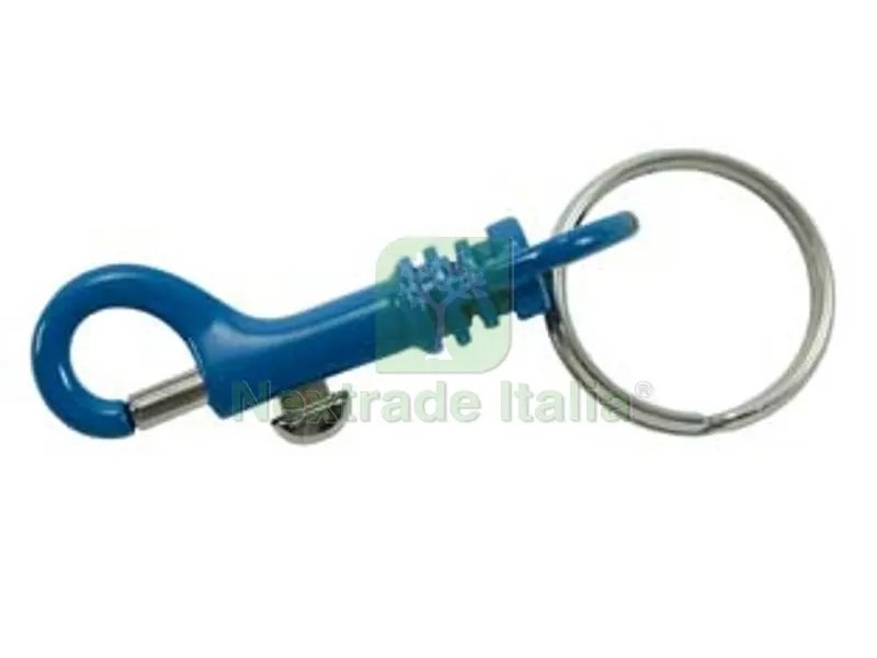 50PZ MOSCHETTONI PORTACHIAVI IN METALLO CON ANELLO - mm.60 — Ganci, moschettoni e anelli — rif. FERX.FER12713 50PZ MOSCHETTONI PORTACHIAVI IN METALLO CON ANELLO - mm.60 — Ganci, moschettoni e anelli — rif. FERX.FER12713