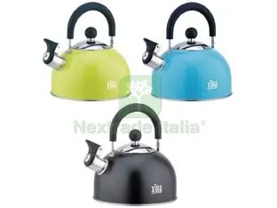 Bollitore Inox Fischio lt.1,5, colore lime — Lime e raspe — rif. FERX.FER12720