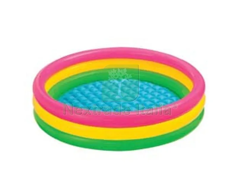 piscina gonfiabile tonda 3 anelli +2 anni - ? cm.114x25h. - peso kg.1,20 (57412) — Gonfiabili e galleggianti — rif. FERX.FER13529 piscina gonfiabile tonda 3 anelli +2 anni - ? cm.114x25h. - peso kg.1,20 (57412) — Gonfiabili e galleggianti — rif. FERX.FER13529