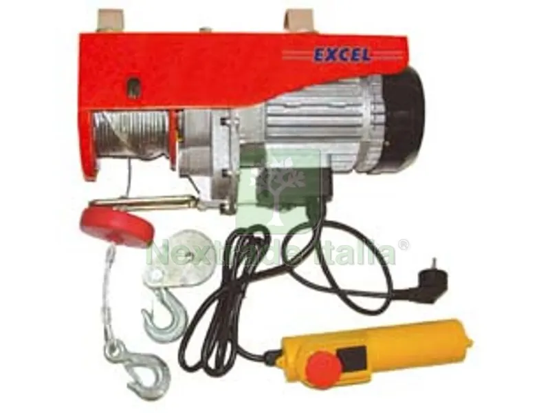 Paranco Elettrico KG.300-600 1050W Cavo MT.18 — Utensili muratura — rif. FERX.FER15714 Paranco Elettrico KG.300-600 1050W Cavo MT.18 — Utensili muratura — rif. FERX.FER15714