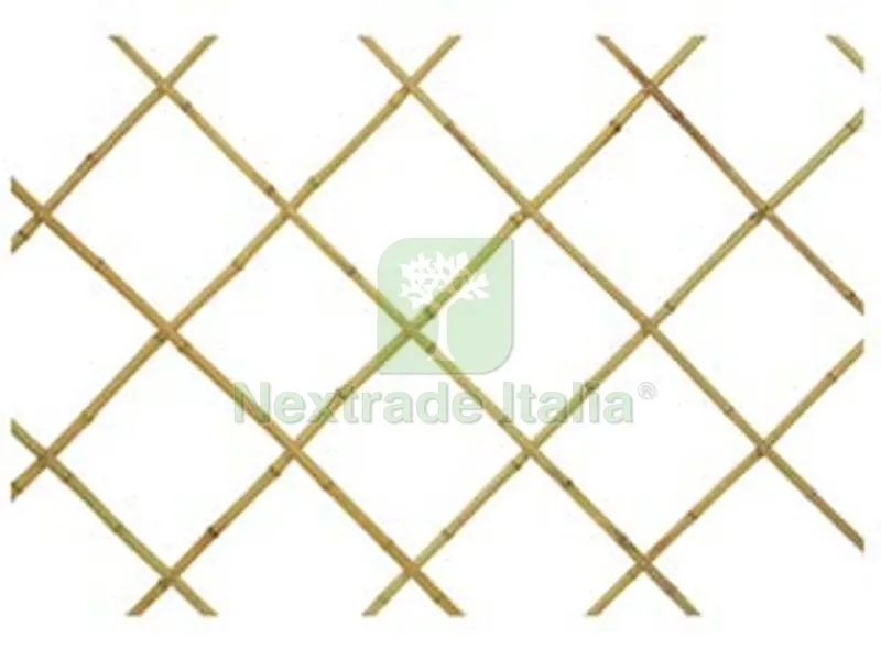10PZ TRALICCIO IN BAMBOO - cm.90x180 - ? mm.16/18 — Vasi e fioriere — rif. FERX.FER17411