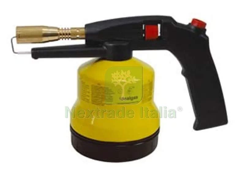 SALDATORE A GAS IN METALLO ACCENSIONE PIEZO ELETTRICA con corpo in metallo, base in plastica, accensione piezo elettrica — Casalinghi e organizzazione — rif. FERX.FER18661