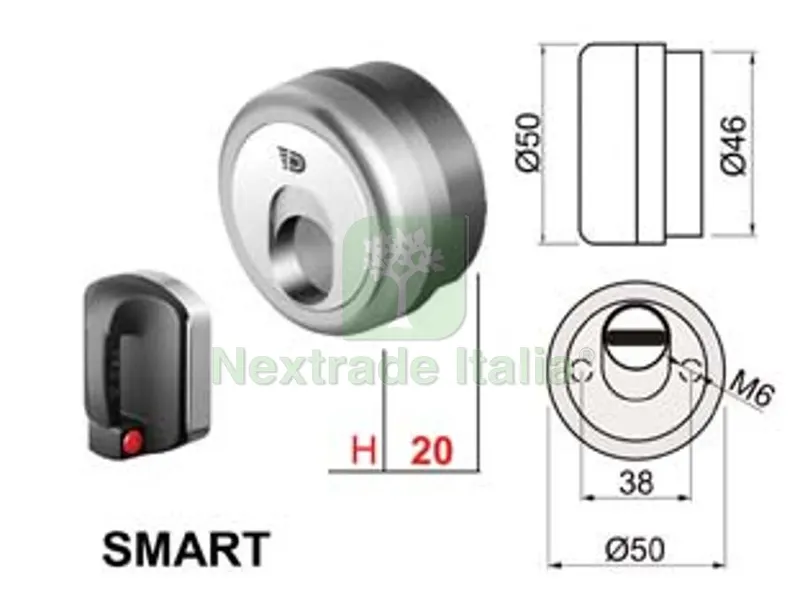 DEFENDER MAGNETICO SMART MR500 CROMO SATINATO — Serrature e cilindri — rif. FERX.FER19316 DEFENDER MAGNETICO SMART MR500 CROMO SATINATO — Serrature e cilindri — rif. FERX.FER19316