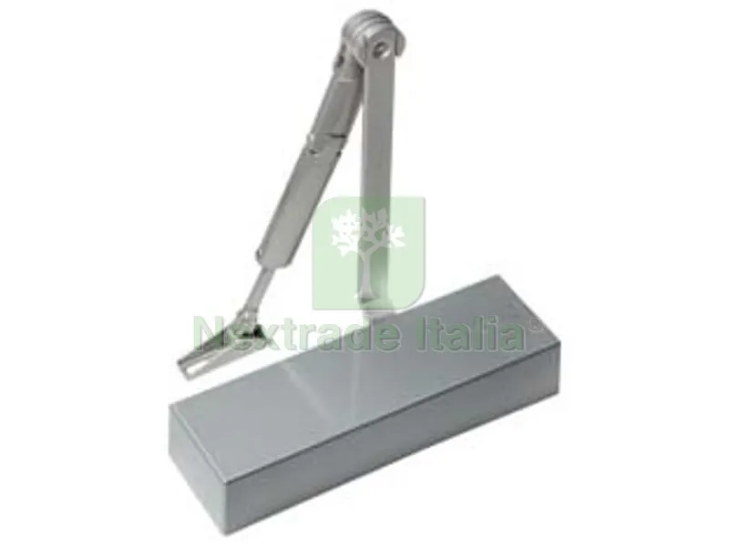 CHIUDIPORTA AEREO SERIE TS 69 argento (66480201) — Ferramenta porte e finestre — rif. FERX.FER19514 CHIUDIPORTA AEREO SERIE TS 69 argento (66480201) — Ferramenta porte e finestre — rif. FERX.FER19514