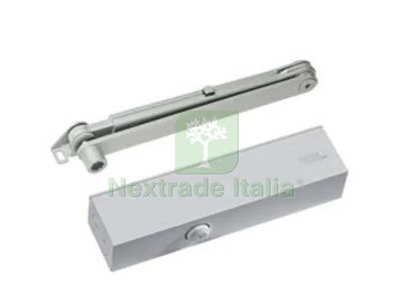 CHIUDIPORTA AEREO SERIE TS83BCA argento (38010101+22003001) — Ferramenta porte e finestre — rif. FERX.FER19873