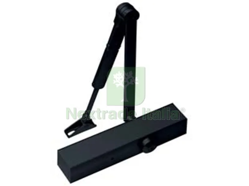 CHIUDIPORTA AEREO SERIE TS 79 nero RAL9005 (22305619) — Ferramenta porte e finestre — rif. FERX.FER19880