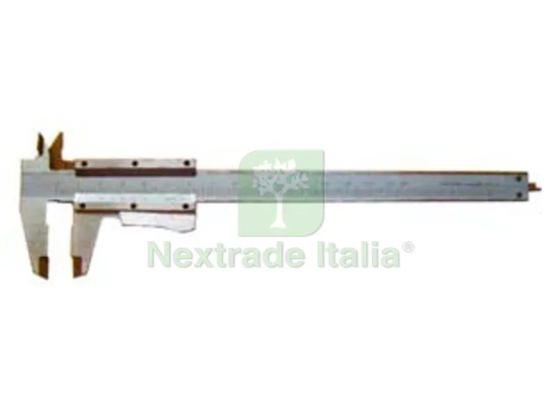 Calibro Cinquantesimale Cursore Bloccaggio Automatico - lettura utile mm.150 - dimensioni mm.230x75x7h. — Misurazione e taglio manuale — rif. FERX.FER20138