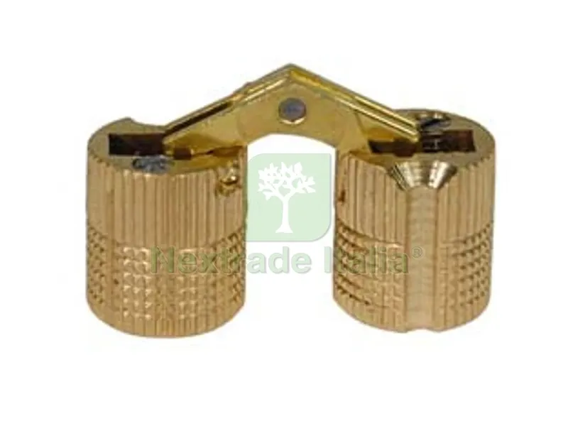 6PZ CERNIERE INVISIBILI CILINDRICHE IN OTTONE - ? mm.12 — Serrature e cilindri — rif. FERX.FER22996 6PZ CERNIERE INVISIBILI CILINDRICHE IN OTTONE - ? mm.12 — Serrature e cilindri — rif. FERX.FER22996