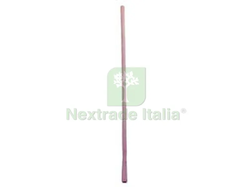 10PZ Manici in Legno per Zappino Occhio Tondo - ? mm.30 x cm.130h. (015D) — Attrezzi da giardino — rif. FERX.FER23665