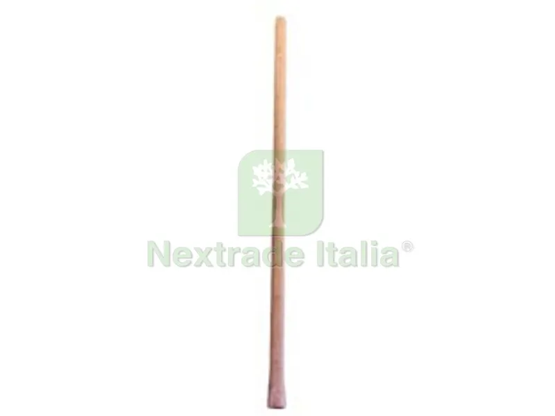 10PZ Manici in Faggio per Zappa Grande Occhio Tondo - ? mm.45 cm.140h. (012A) — Attrezzi da giardino — rif. FERX.FER271950