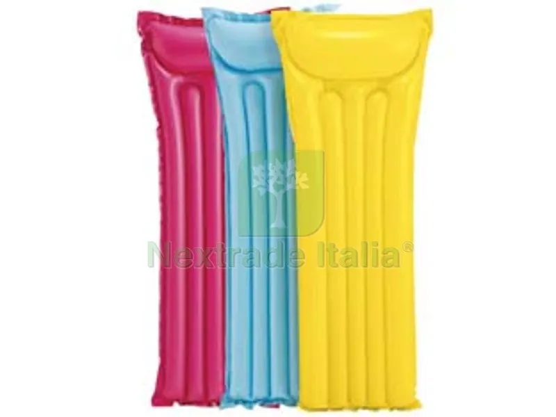 materassino gonfiabile singolo trasparente - cm.183x69 - peso kg.0,68 (59703) — Gonfiabili e galleggianti — rif. FERX.FER24204