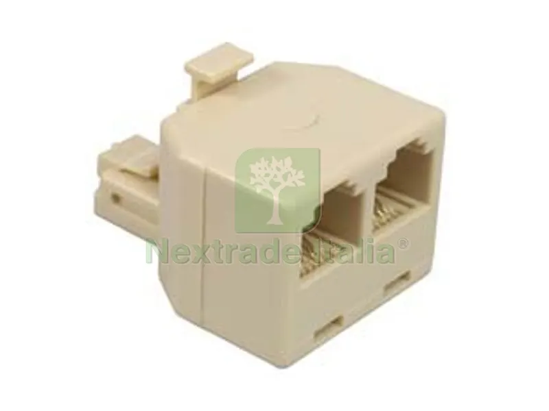 5PZ ADATTATORE DA SPINA MODULARE 6/4 A 2 PRESE MODULARI 6/4 — Interruttori e prese — rif. FERX.FER24235 5PZ ADATTATORE DA SPINA MODULARE 6/4 A 2 PRESE MODULARI 6/4 — Interruttori e prese — rif. FERX.FER24235