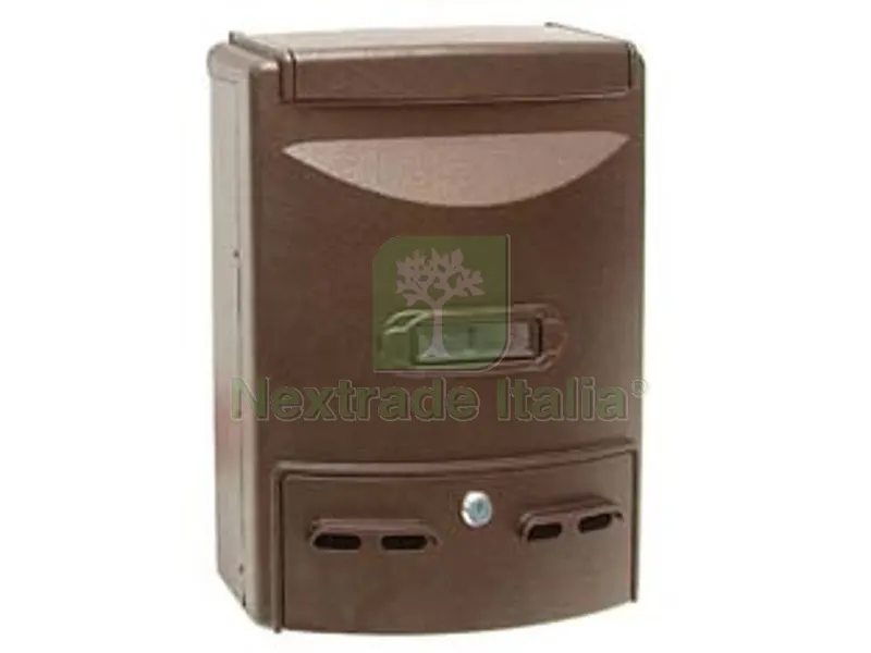 Cassetta Postale in Alluminio Portariviste per Esterni "europa" Bronzo - cm.28,5x10x38h. colore bronzo — Cornici e portafoto — rif. FERX.FER24631 Cassetta Postale in Alluminio Portariviste per Esterni "europa" Bronzo - cm.28,5x10x38h. colore bronzo — Cornici e portafoto — rif. FERX.FER24631