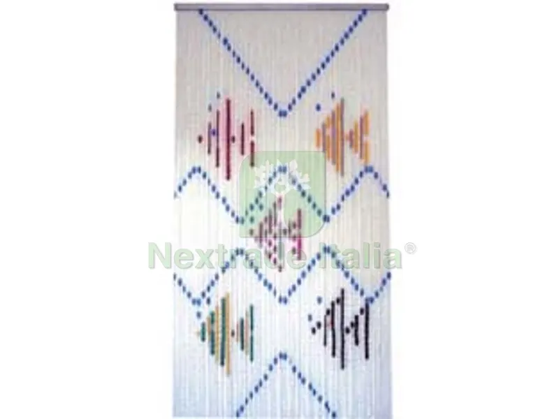 TENDA A PIASTRINA "PESCI" - 44 strisce per 63 piastrine - cm.120x230h. — Piastre e angolari — rif. FERX.FER26116