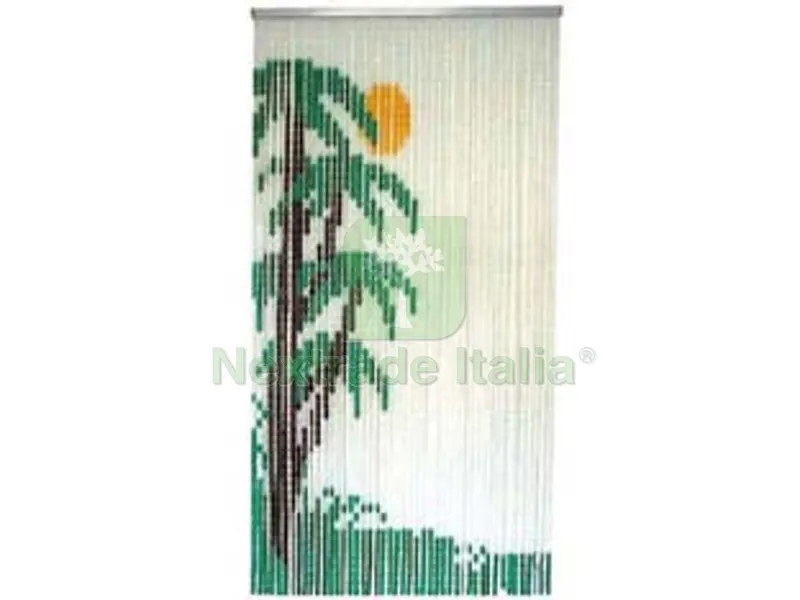 TENDA A PIASTRINA "PALME" - 44 strisce per 63 piastrine - cm.120x230h. — Piastre e angolari — rif. FERX.FER26192