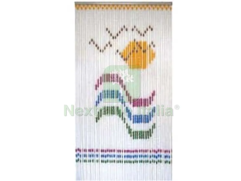 TENDA A PIASTRINA "ESTATE" - 44 strisce per 63 piastrine - cm.120x230h. — Piastre e angolari — rif. FERX.FER26239