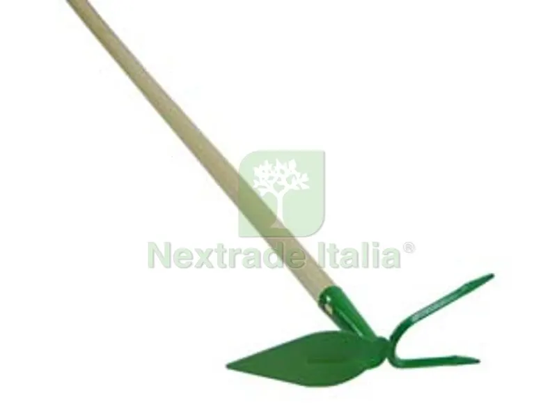 ZAPPINO CUORE BIDENTE CON MANICO IN LEGNO in acciaio verniciato, con manico in legno da cm.110 — Attrezzi da giardino — rif. FERX.FER27151 ZAPPINO CUORE BIDENTE CON MANICO IN LEGNO in acciaio verniciato, con manico in legno da cm.110 — Attrezzi da giardino — rif. FERX.FER27151