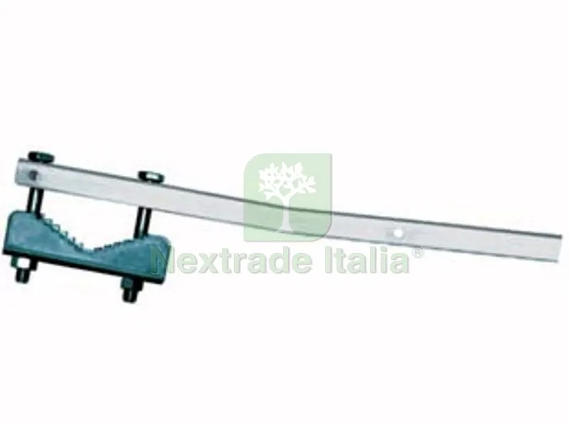 STENDIBIANCHERIA FISSO DA BALCONE IN ACCIAIO ZINCATO - cm.58x3x1,5 — Stendibiancheria e bucato — rif. FERX.FER28141