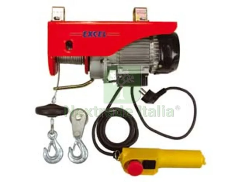 Paranco Elettrico KG.125-250 500W Cavo MT.12 — Utensili muratura — rif. FERX.FER29889 Paranco Elettrico KG.125-250 500W Cavo MT.12 — Utensili muratura — rif. FERX.FER29889