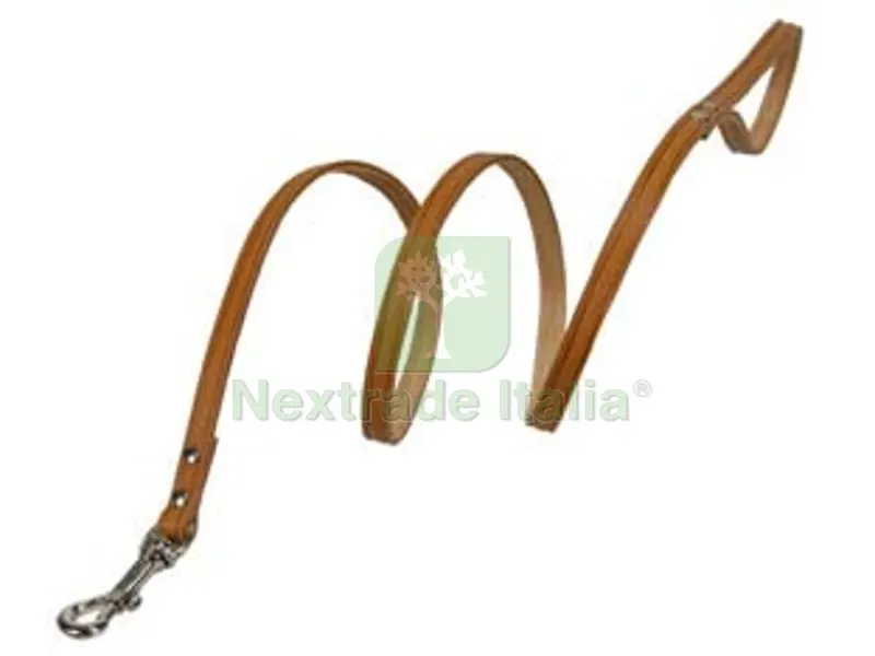 6PZ Guinzaglio per Cani Cuoio Extra Naturale Spessore MM.1 - cm.110x1 cuoio naturale — Cani — rif. FERX.FER30007