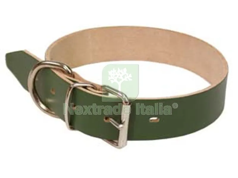 Collare per Cani Cuoio Sfoderato Colorato - cm.37x1,6 — Cani — rif. FERX.FER30168