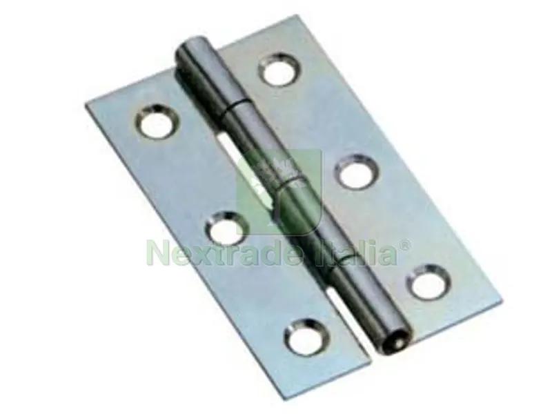 24PZ CERNIERE STRETTE PERNO FISSO ART.120 - mm.60x35x1,0 — Cerniere e cardini — rif. FERX.FER211680 24PZ CERNIERE STRETTE PERNO FISSO ART.120 - mm.60x35x1,0 — Cerniere e cardini — rif. FERX.FER211680