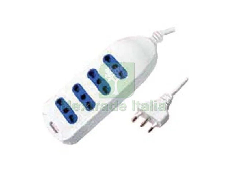2BLISTER MULTIPRESA 4 POSTI — Interruttori e prese — rif. FERX.FER31110