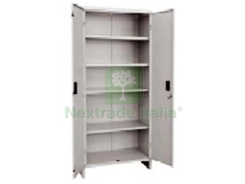 Armadio Tuttopiani in Metallo a Due Ante Alto Smontato - cm.60x40x180h. — Arredo — rif. FERX.FER31127 Armadio Tuttopiani in Metallo a Due Ante Alto Smontato - cm.60x40x180h. — Arredo — rif. FERX.FER31127
