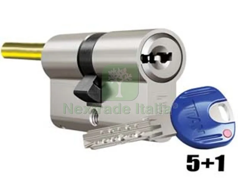 Cilindro Europeo Sagomato Titan K66 per Pomolo mm.65 (30x35) (K66-PR3035-5CH+1C/BC) — Serrature e cilindri — rif. FERX.FER34197 Cilindro Europeo Sagomato Titan K66 per Pomolo mm.65 (30x35) (K66-PR3035-5CH+1C/BC) — Serrature e cilindri — rif. FERX.FER34197