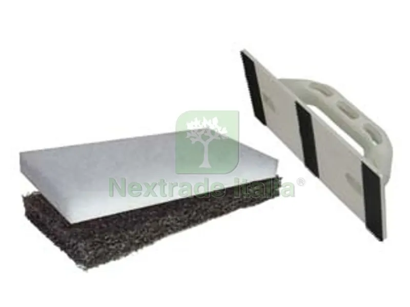 2PZ FRATTONE CON FELTRI PER PULITURA PIASTRELLE - cm.12x25 — Utensili e segnaletica — rif. FERX.FER36856 2PZ FRATTONE CON FELTRI PER PULITURA PIASTRELLE - cm.12x25 — Utensili e segnaletica — rif. FERX.FER36856