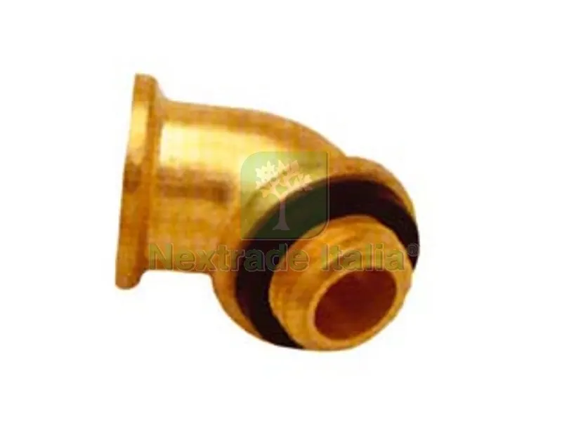 5PZ RACCORDO CURVO A 45? CON PORTAGETTO PER IRRORAZIONE — Tubi e raccordi — rif. FERX.FER37020 5PZ RACCORDO CURVO A 45? CON PORTAGETTO PER IRRORAZIONE — Tubi e raccordi — rif. FERX.FER37020