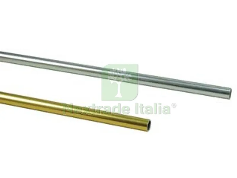 5PZ TUBO ALLUMINIO - mt.2h. ? mm.12,5 alluminio cromo — Tubi e raccordi — rif. FERX.FER38096