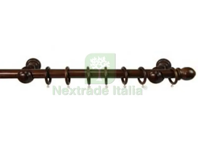 Bastone in Legno con Accessori ? MM.23 Noce - cm.120 — Casalinghi e organizzazione — rif. FERX.FER38171 Bastone in Legno con Accessori ? MM.23 Noce - cm.120 — Casalinghi e organizzazione — rif. FERX.FER38171